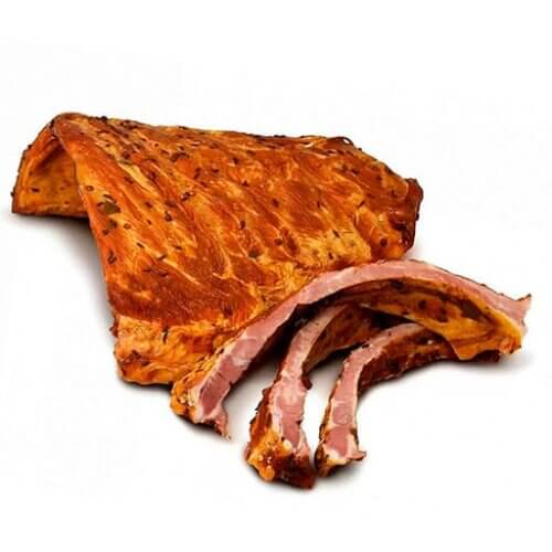 Свежие и ароматные копченые свиные ребрышки в Истре от местного производителя. Домашнее копчение, идеальное соотношение цены и качества